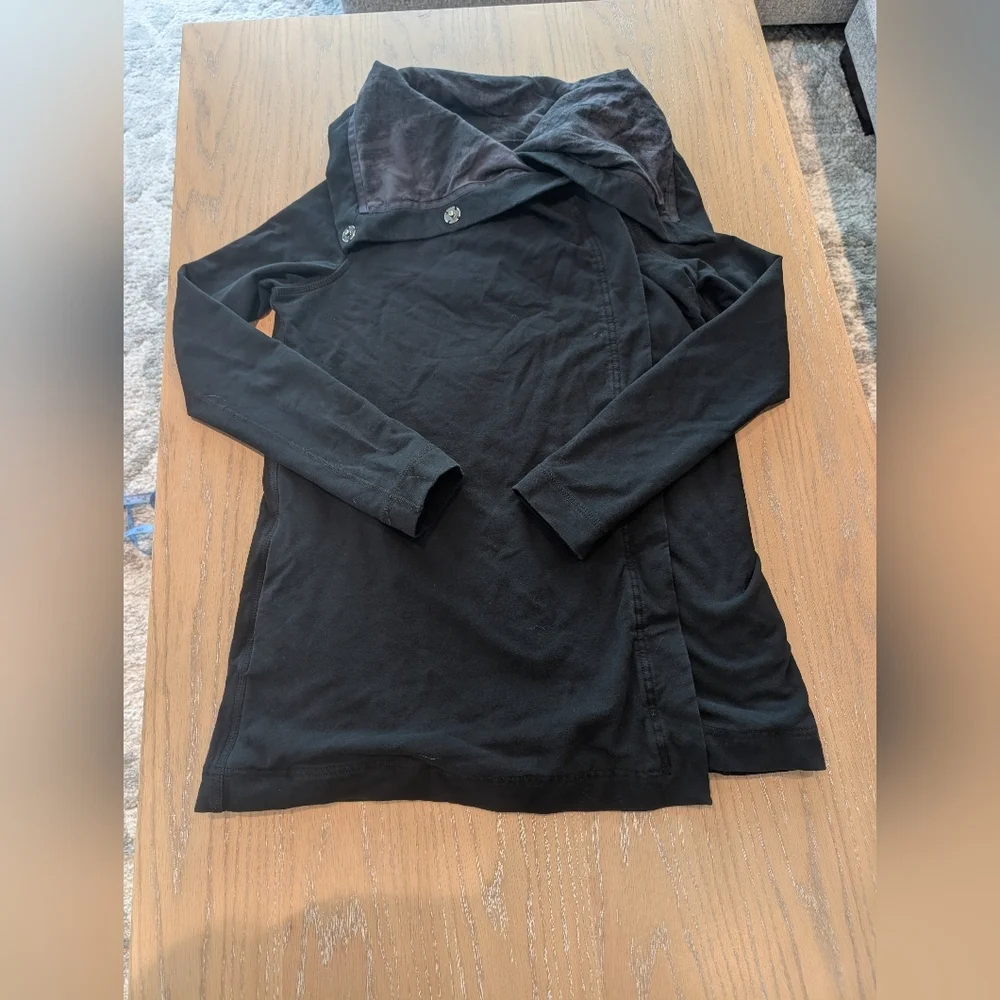 Lululemon Savasana Wrap - Black Women's Jacket - Picture 2 of 8